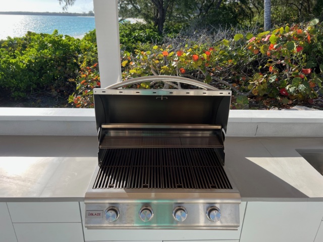 Outdoor propane grill